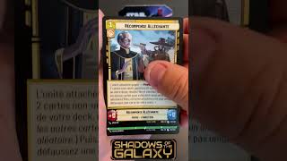 Booster Star Wars Unlimited  Ombres de la galaxie starwarsunlimited boardgame packopening [upl. by Ruder]