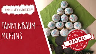 Rezept für Weihnachten  Tannenbaum aus Muffins [upl. by Anifur]