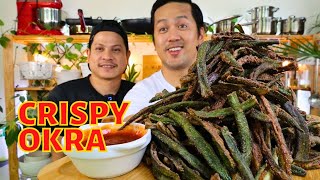 Crispy Okra  Another Business Recipe  Perfect Appetizer and Snacks [upl. by Barri]