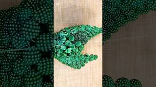 ⬆️MK Жми Process of sewing the Shamballa beaded bag 💚 handmade beaded beadedbag bag [upl. by Quita588]