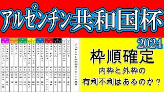 アルゼンチン共和国杯2024枠順確定！クロミナンスは2枠4番に入りマイネルウィルトスは5枠10番！サヴォーナが7枠13番にセレシオンが7枠14番にショウナンバシット8枠16番と外枠に入った！ [upl. by Ydwor]