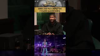 Usher God was a Prince fan It started Raining Purple  CLUB SHAY SHAY [upl. by Eedyah]