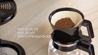 MELITTA AROMABOY  koffiezetapparaat  Productvideo Vandenborrebe [upl. by Keavy]