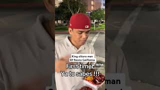 Mexican street food of King elotero man of fresno California mexicanstreetfood mexicanfood [upl. by Packston624]