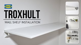 Ikea Troxhult Wall shelf installation [upl. by Ewald]