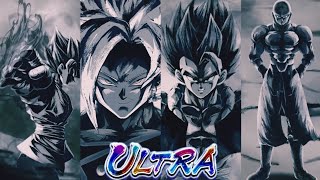 ALL ULTRA CHARACTERS INK BRUSH ANIMATIONS 🔥 UPDATED 2023 Dragon Ball Legends [upl. by Aneahs]