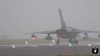 VOLKEL AFB 1x GAF TORNADO TRYING TO DEPART TO NÖRVENICH [upl. by Pravit]