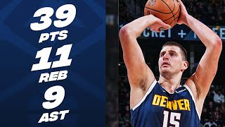 Nikola Jokic Was One Assists Away From A TripleDouble vs Spurs  November 26 2023 [upl. by Airaet]