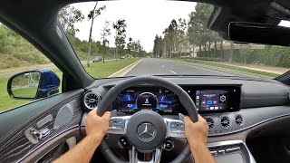 2021 MercedesAMG GT 43 4Door Coupe POV Test Drive 3D AudioASMR [upl. by Ridgley289]