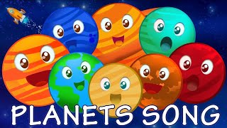 The Planet Song  8 Planets of the Solar System Song for Kids  Kids Rhymekids world [upl. by Seeto500]