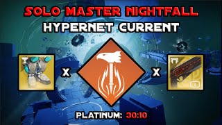 Solo Flawless Master Nightfall  HyperNet Current  Solar Titan Build Destiny 2 [upl. by Franchot509]