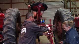 3 point lift conversion on the 1949 Farmall H [upl. by Benkley]