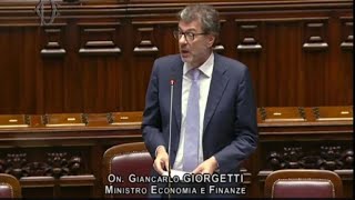 Giorgetti “Inverno demografico incide negativamente su crescita Pil” [upl. by Vookles217]