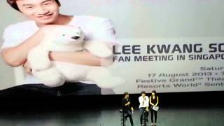 Lee Kwang Soo fan meeting in Singapore [upl. by Claudius520]