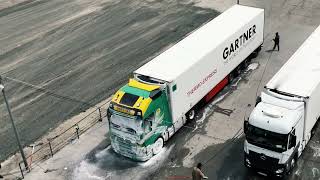 Truck Wash by Hand in Romania for 20€ [upl. by Eiromem706]