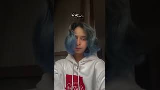 Black Blue Hair Color  Hair Transformation 🦋 [upl. by Hoseia]