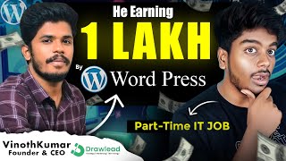 😱Earn 1lakhs through WordPress By Freelancing  Sharing his complete process and Experience [upl. by Nnorahs]