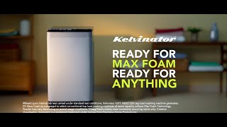 Kelvinator Washing Machine  Ready for Max Foam Ready for Anything  Telugu [upl. by Ainitsirc]