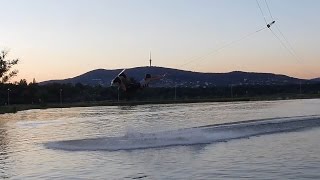 Cable wakeboard raley and backroll on wakestation 20 system [upl. by Nikki320]