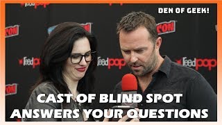 Cast of quotBlindspotquot Answers Your Questions [upl. by Yedrahs28]