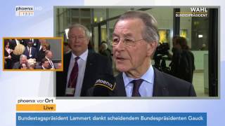 Wahl des 12 Bundespräsidenten Franz Müntefering im Interview am 12022017 [upl. by Potter]