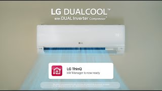 LG DUALCOOL kW Manager  Proactive energy savings in your hands [upl. by Mitran327]