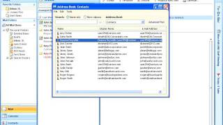 Outlook 2007  Using the Address Book [upl. by Francine]
