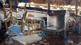 Johns Pass businesses devastated by floodwaters during Helene [upl. by Sarad]