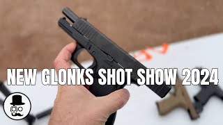 SHOT Show 2024  Glocks new pistols Gen 5 29 30  and the Glock 49 [upl. by Eahs882]