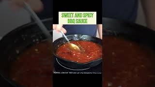 Sweet and Spicy BBQ Sauce  Great Homemade Barbecue Sauce Recipe [upl. by Ahtibbat]