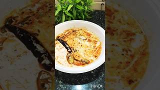 No onion garlic dahi baingan vegrecipe food cooking veganfood odiasong ytshorts viralvideo [upl. by Uht]