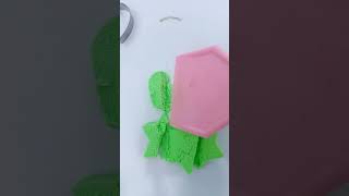 Very satisfying kinetic sand and relaxing ASMR sand asmr kineticsand shorts [upl. by Naynek]