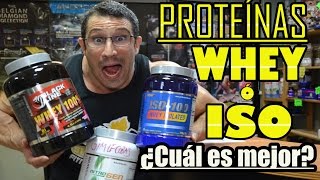 Proteína Whey o Iso ¿Cual es mejor [upl. by Pedaias]