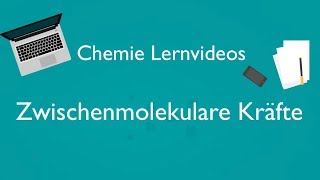 Zwischenmolekulare Kräfte  Chemie [upl. by Gaillard]