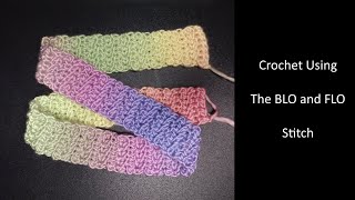 Front Loop Only FLO and Back Loop Only BLO Crochet Headband Beginner Friendly Tutorial [upl. by Dodwell]