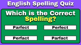 Spelling Quiz  CAN YOU SCORE 3030  Part 1 [upl. by Ingamar]