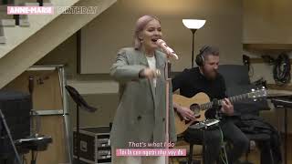 Vietsub  Birthday  AnneMarie  Live at the BBC  Lyrics Video [upl. by Lacy]