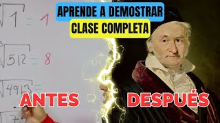 Como Entender y Hacer DEMOSTRACIONES en Matemáticas Nivel GAUSS [upl. by Annelg]