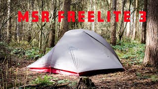 2022 MSR Freelite 3  First Look  Lightweight 3Season Backpacking Tent [upl. by Nnylarej]