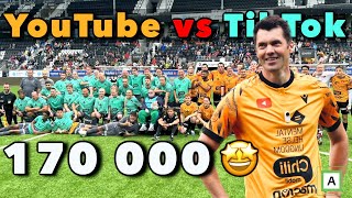 Youtube vs Tiktok  Hvem er best i Fotball [upl. by Eentroc]