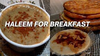 Traditional Persian HaleemHalim for breakfast in Iran  Wheat Meat Porridge [upl. by Mariko292]