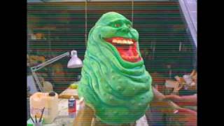 Slimer sculpture for Ghostbusters Italia [upl. by Ihel]