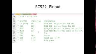 ARM RFID RC522 STM32F103C8 [upl. by Gauntlett]