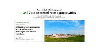 Enginyeria i energia 34è Cicle de conferències agropecuàries [upl. by Ciapas]