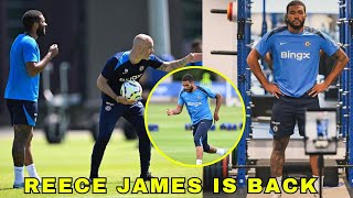 REECE JAMES IS BACK Explosive End Of Week Training At Chelsea🔥Sancho Impresses Maresca [upl. by Caruso]