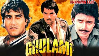 GHULAMI  Dharmendra  Vinod Khanna And Mithun Chakraborty  Ghulami 1985 Movie Unknown Facts [upl. by Eciralc]