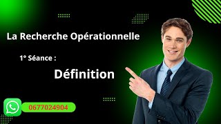 Recherche Opérationnelle  introduction [upl. by Fairley]