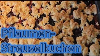 Rezept Pflaumenkuchen  Zwetschgenkuchen  einfach amp lecker [upl. by Eiramnerual]