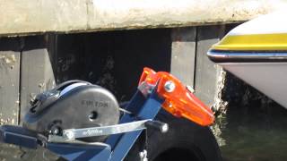 RampNClamp Automatic boat latch wwwrampnclampcom [upl. by Olrak856]