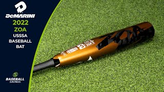 2022 DeMARINI ZOA USSSA Baseball Bat Overview by Baseball Savings [upl. by Eliades647]